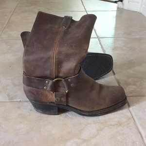 Women’s Frye harness boots